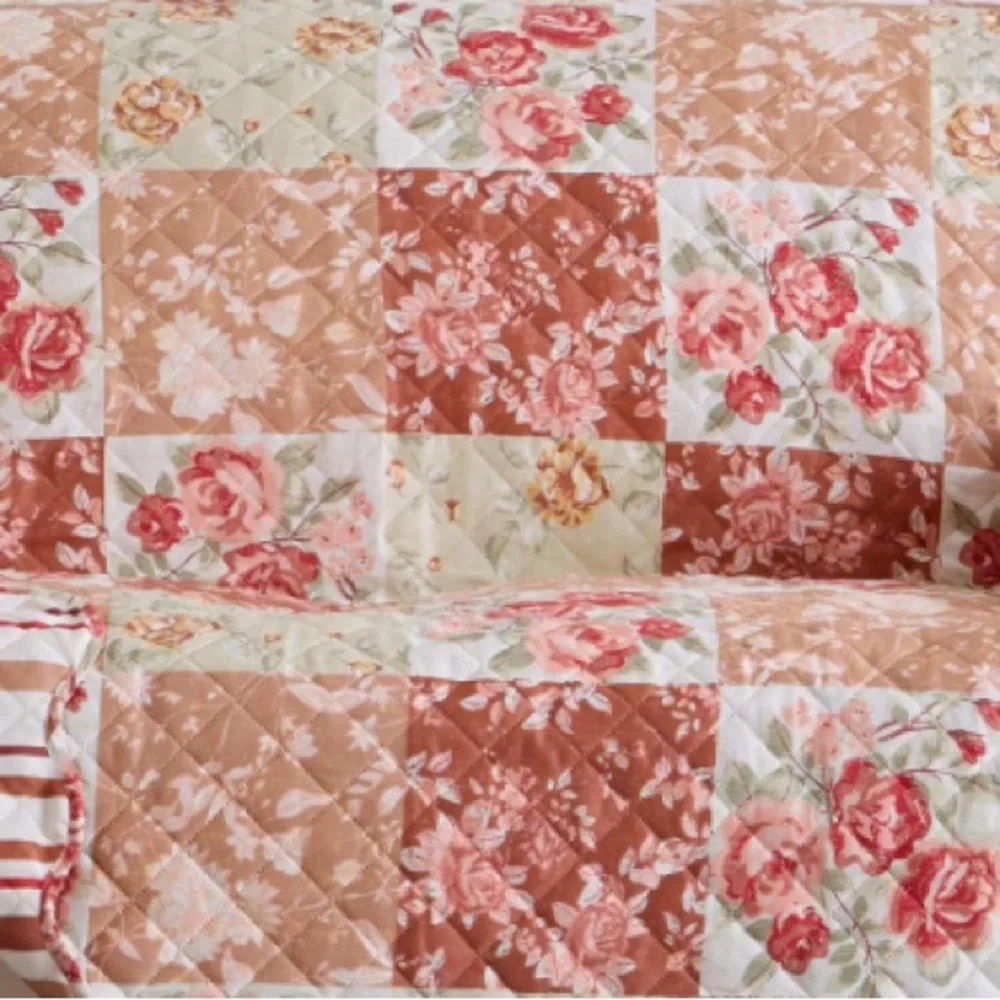 Floral Patchwork Sofa Cover